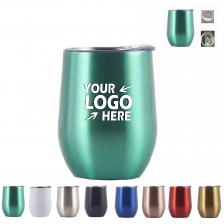 Stainless Steel Insulated Egg Shaped Tumbler Mug 